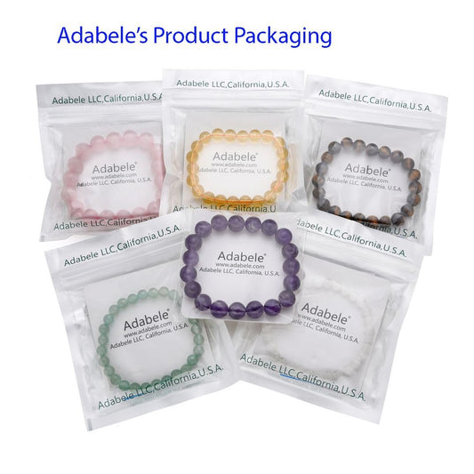 Adabele Real Natural Multi Colors Tourmaline Gemstone Beaded Bracelet 7 Inch Stretch Chakra Healing Crystal Stone Women Mom Gift (Unisex) GB10-A51