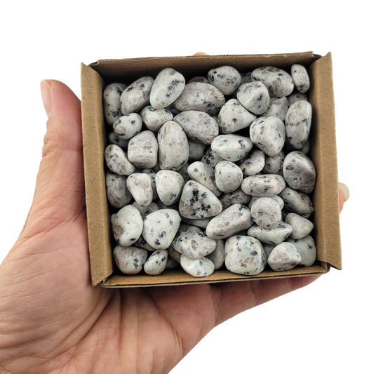 1,000 Carats Handpicked Tumbled Stones Crystals Chips Bulk Pocket Stones for Healing, Reiki, Meditation, Witchcraft and Home Decorations (Kiwi Jasper)