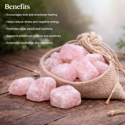 "650+ Carats, 3 Pc Rose Quartz Rock Rough Stone 2540 mm Raw Crystals Rock Crystals and Healing Stones Rough Gemstones Rock Collection for Beginners Used as Crystal Therapy, Meditation, Reiki"