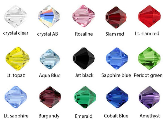 500pcs Czech 6mm (0.24 Inch) Faceted Bicone Crystal Glass Loose Beads Spacer Bulk Crystal AB for DIY Craft Jewelry Making CCB602