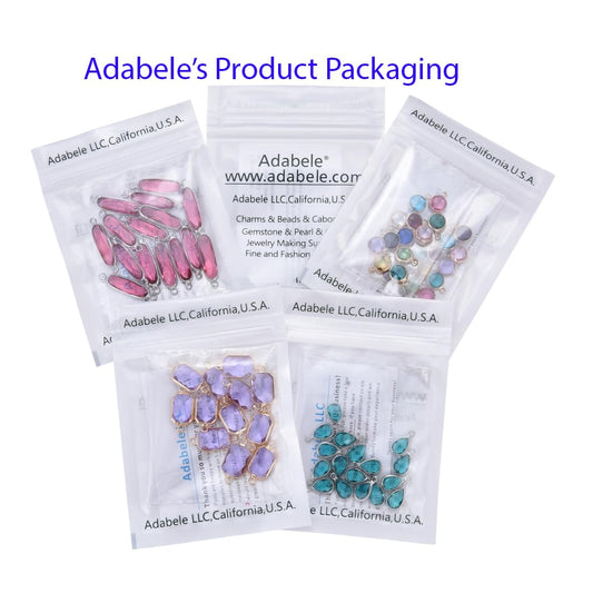 1 Set Adabele Grade A Mixed Birthstone Connector Links 8mm Austrian Crystal Bead 18K Yellow Gold Plated (12pcs) for DIY Craft Jewelry Making CCP29