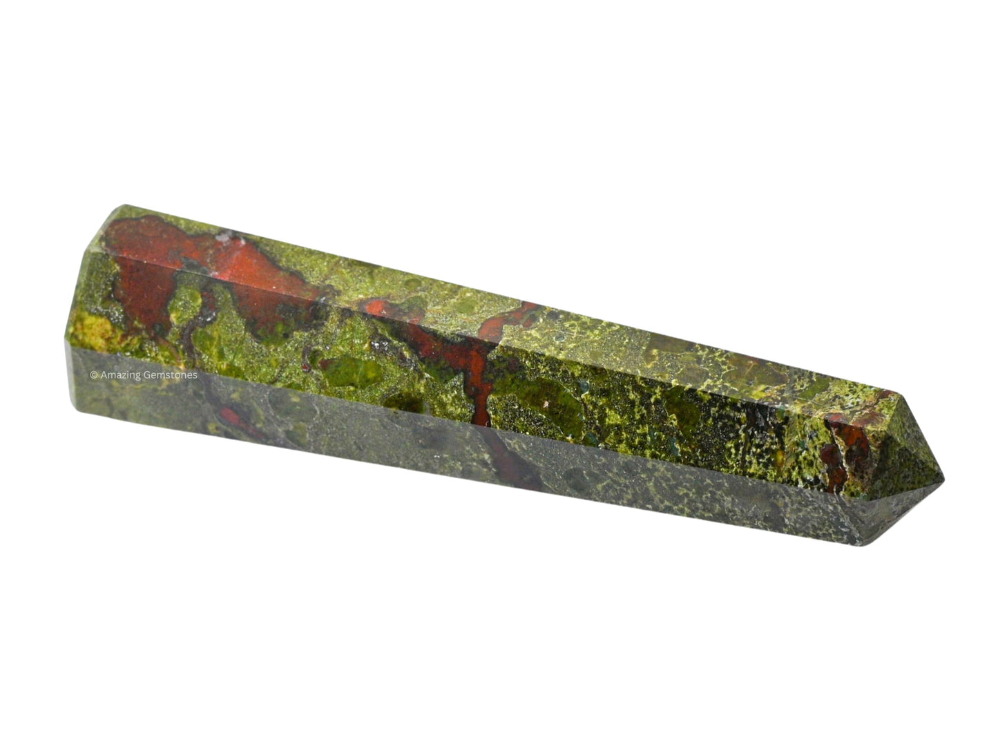 Amazing Gemstone Dragon Bloodstone Crystal Towers - Natural Healing Crystal Point Obelisk for Reiki Healing and Crystal Grid (3" to 4" INCH)