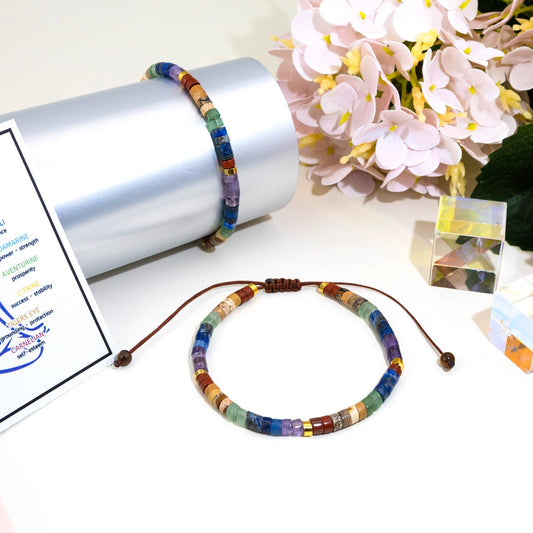 Aisity Bracelets for Women Crystals and Healing Stones Easter Mothers Day Birthday Gifts for Women Jewelry Chakra Bracelet Uniquue Gifts Anxiety 7 Chakras Healing Crystals Meditation Relax Anxiety